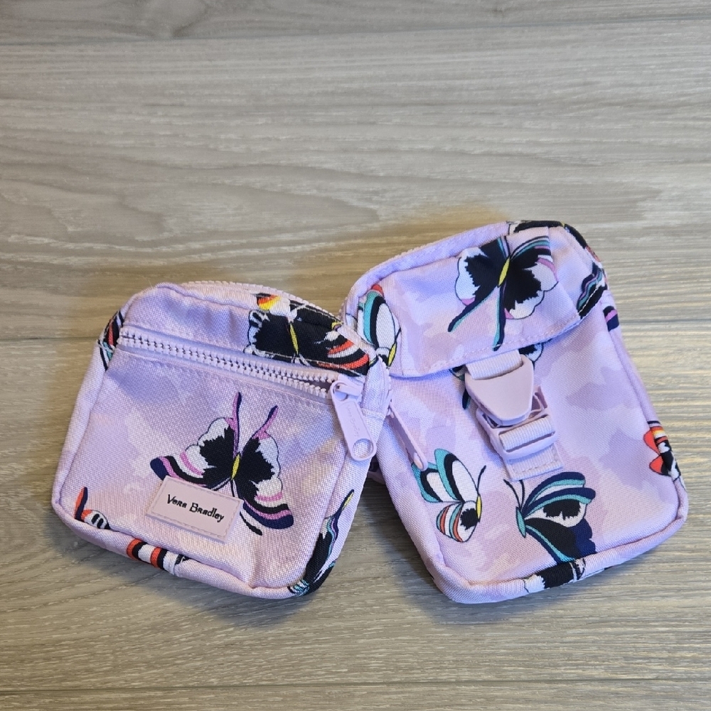 Vera Bradley Kids Butterfly Print Pouches - Purple